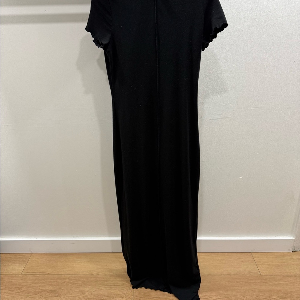 Divided Classic Black Maxi Dress